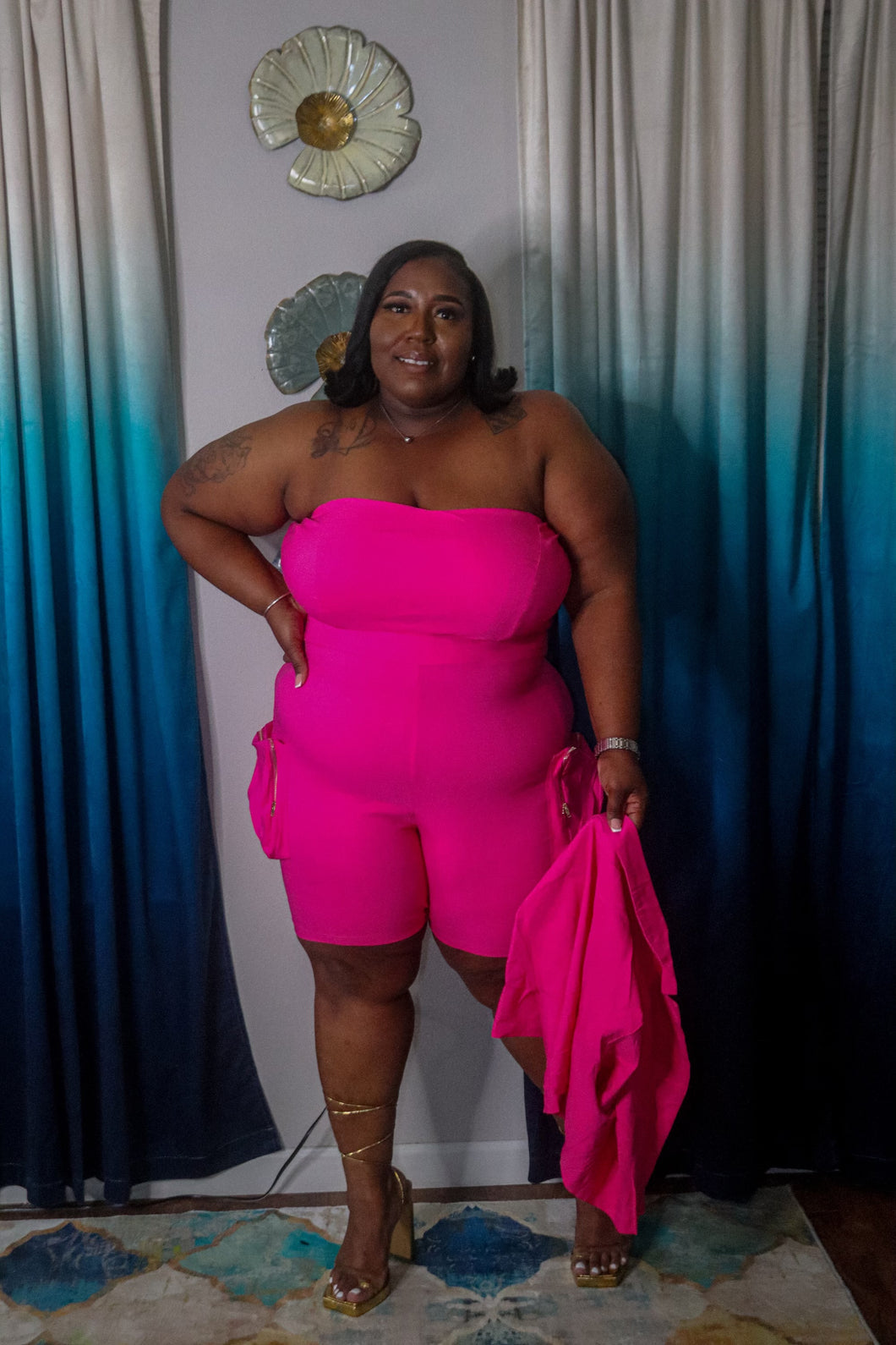 tube top blazer duo